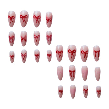 Künstlerisches Schleifen-Design Nagelkunst