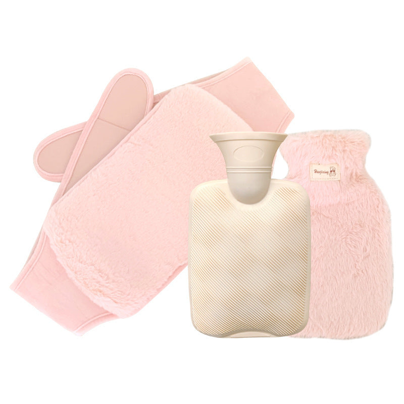 Plüsch-Wärmflaschen-Set Brehn