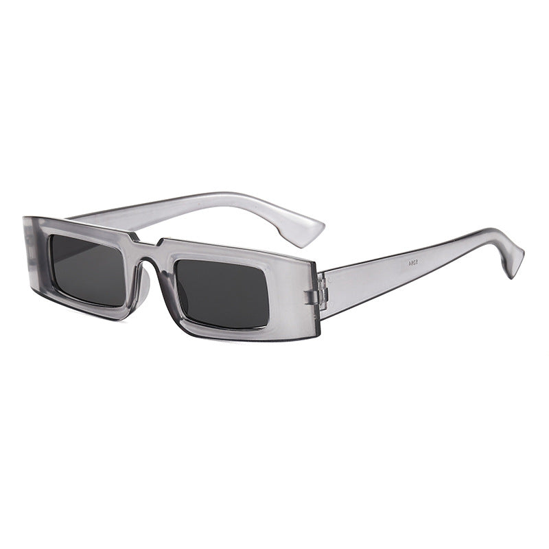 Damen Modische quadratische Sonnenbrille mit animalischem Muster Brehn