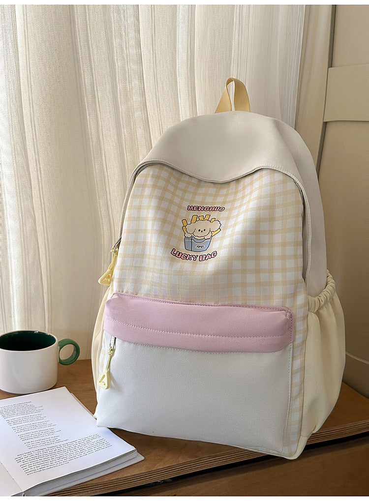 Niedlicher Grafikdruck Schulrucksack