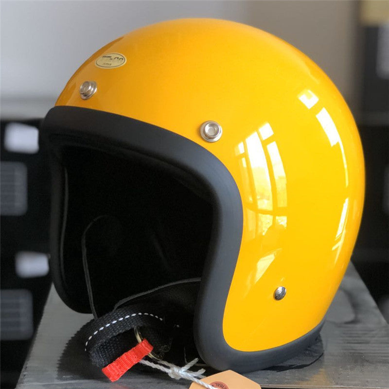 Retro Open-Face Motorradhelm Brehn