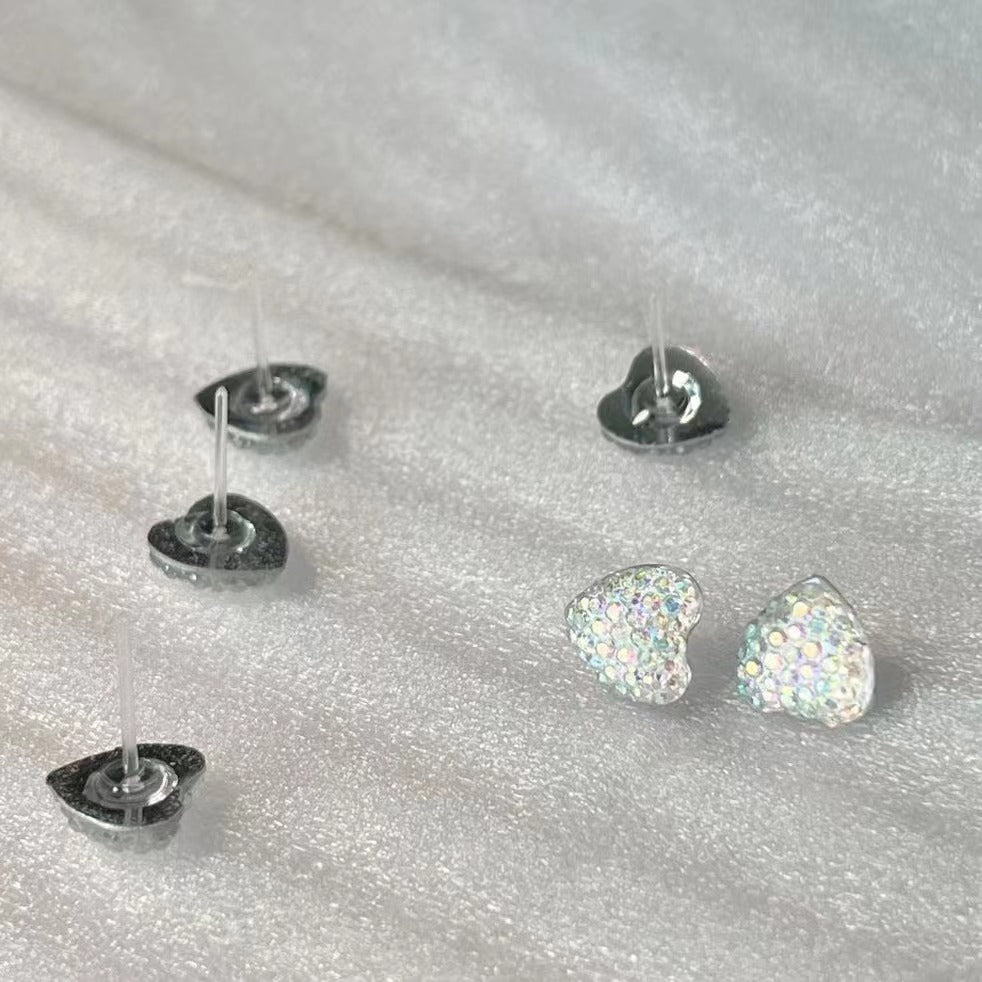 Glitzernde Herzform Schmucksteine Brehn