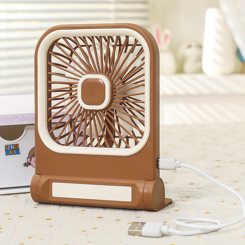 Damen Tragbarer Tischventilator mit USB-Anschluss und flexibler Neigungsfunktion Brehn