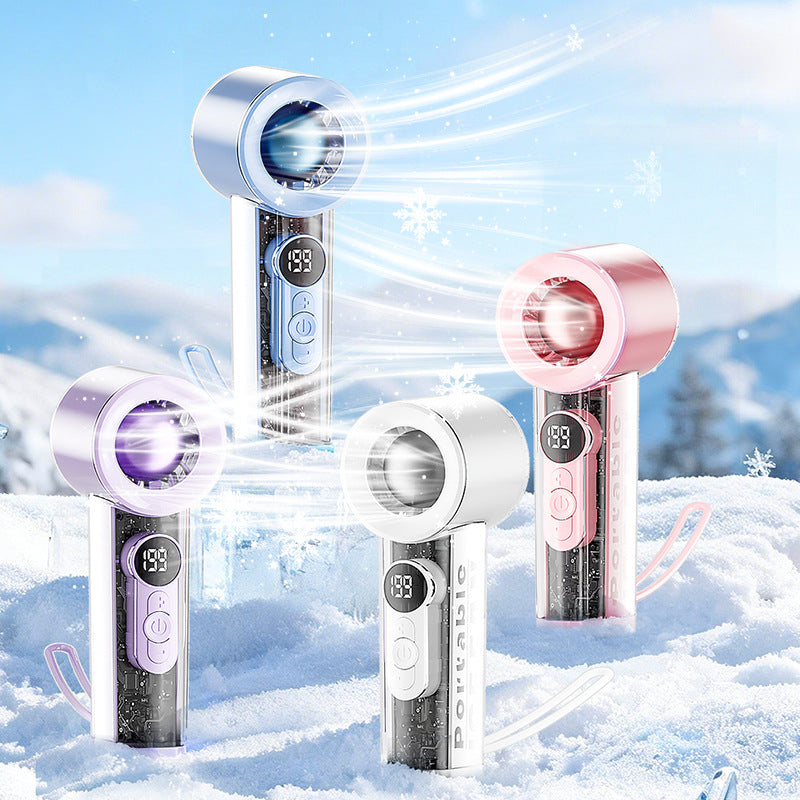 Unisex Tragbarer Mini-Klimagerät Lüfter mit LED-Anzeige Brehn