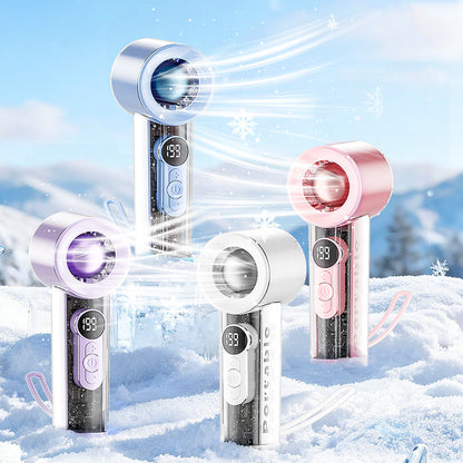 Unisex Tragbarer Mini-Klimagerät Lüfter mit LED-Anzeige Brehn