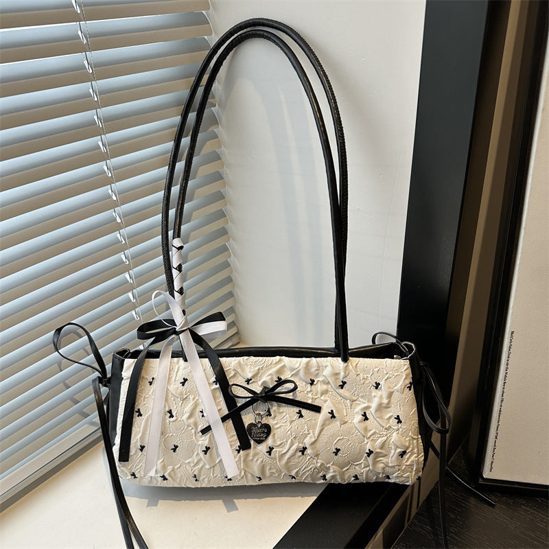 Charmante Schleife Detail Mini Handtasche Brehn