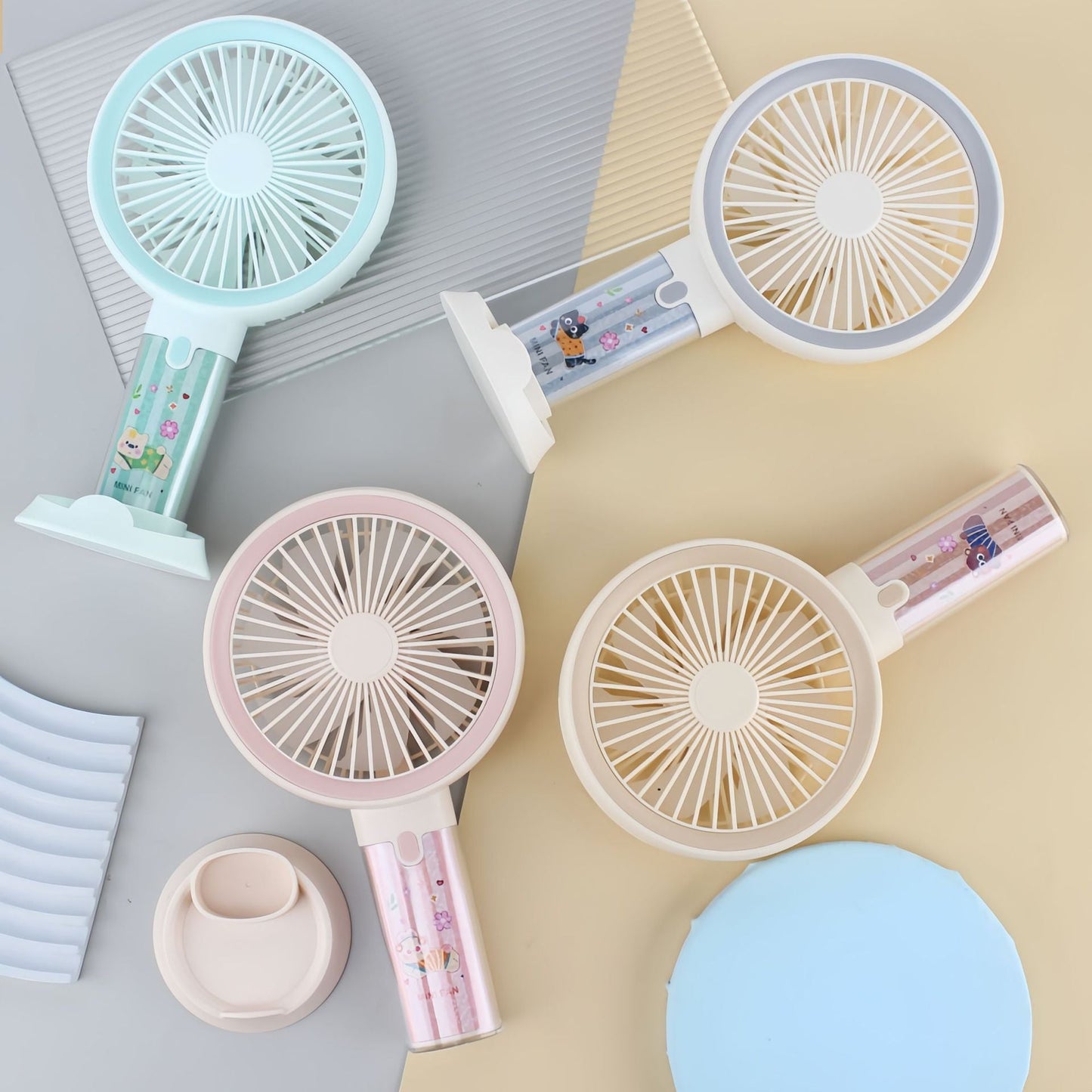 Damen Tragbarer Mini Ventilator mit Wassernebelzerstäuber Brehn