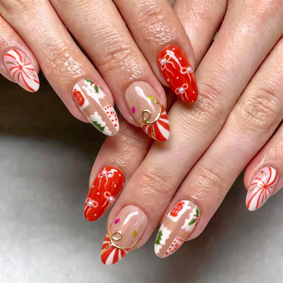 Festliches Nagelkunst-Set