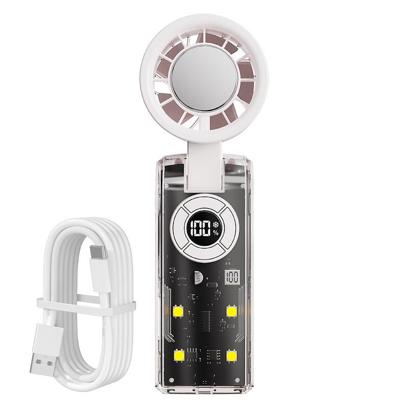 Damen tragbarer Handventilator mit integrierter Powerbank Brehn