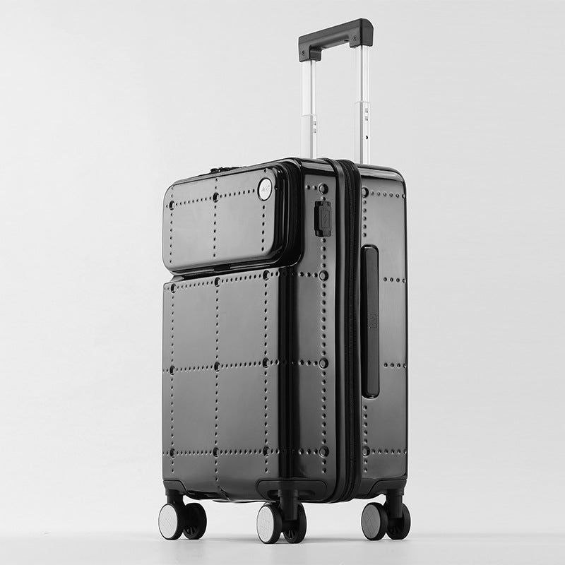 Texturiertes Hard-Shell Spinner Trolley