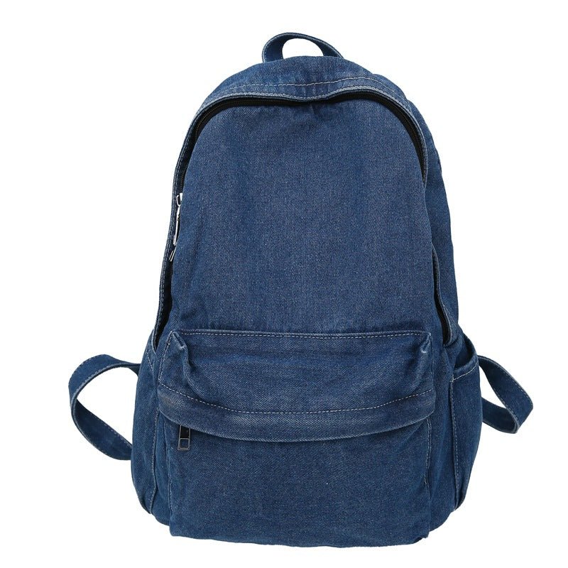 Klassischer Denim-Schulrucksack