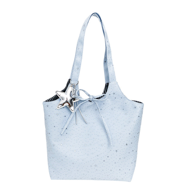 Stilvolle Sternen-Print Tote Handtasche