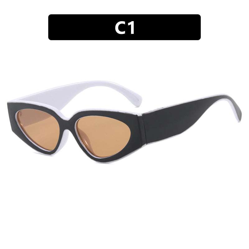 Damen Cat-Eye Sonnenbrille mit extravagantem Design und schützendem UV-Filter Brehn