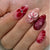 Floral Art Press-On Nagelset mit 3D Akzenten Brehn