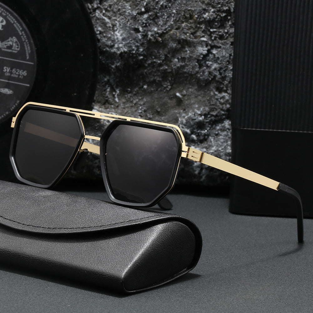 Damen modische octagonale Sonnenbrille mit stilvollem Rahmen Brehn
