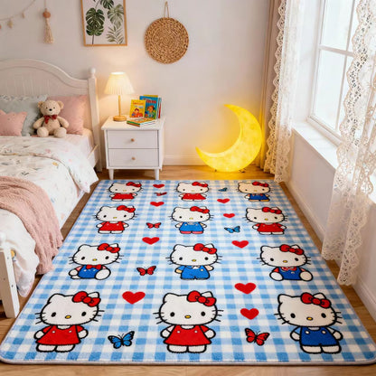 Hello Kitty-Themen Plüsch Fußmatte Brehn