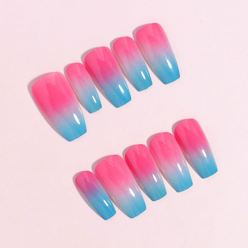 Gradient Press-On Nail Set Brehn