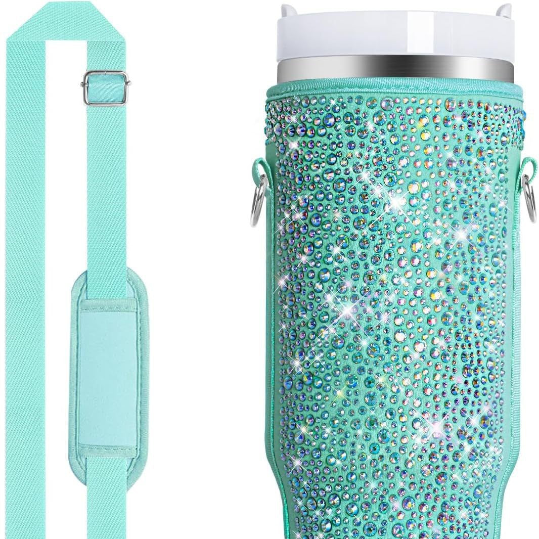Damen Wasserflaschenhalter mit funkelnden Strasssteinen Brehn