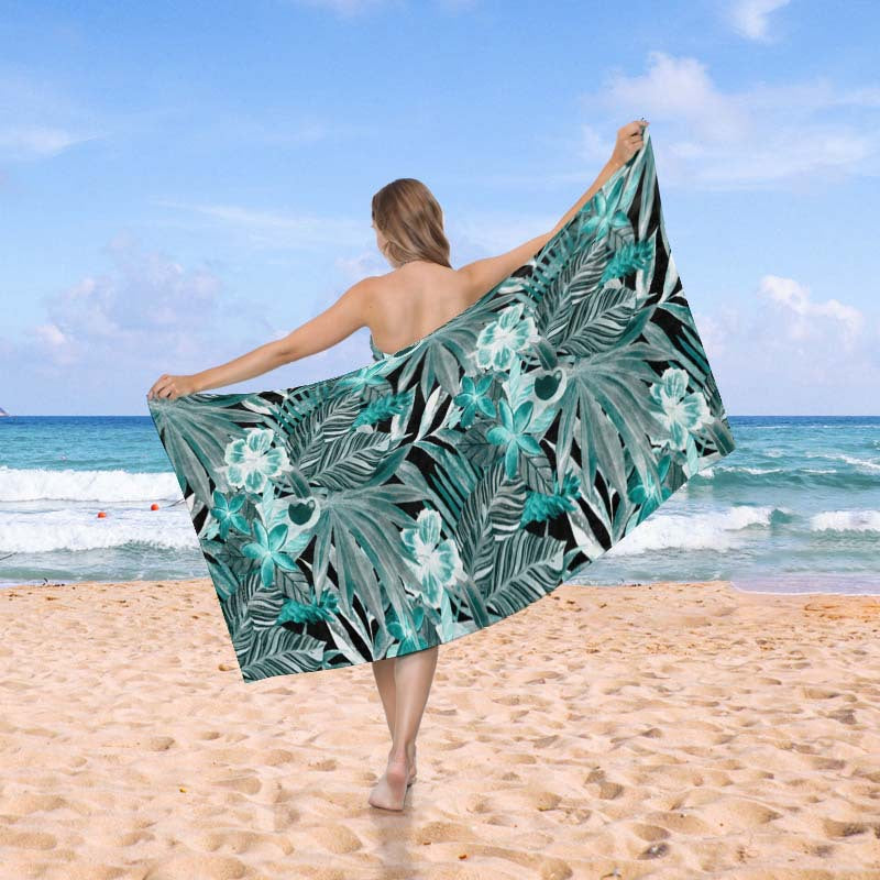 Strandtuch im kreativen Wellenmuster Brehn