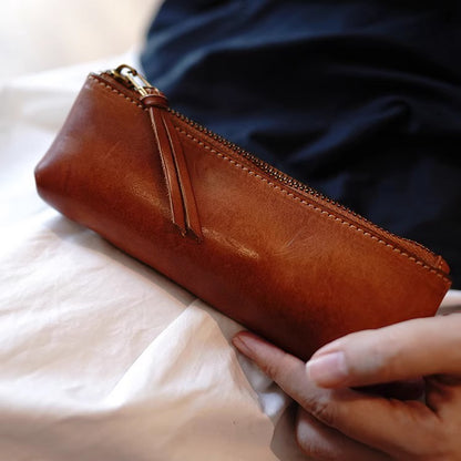 Leder Bleistiftetui