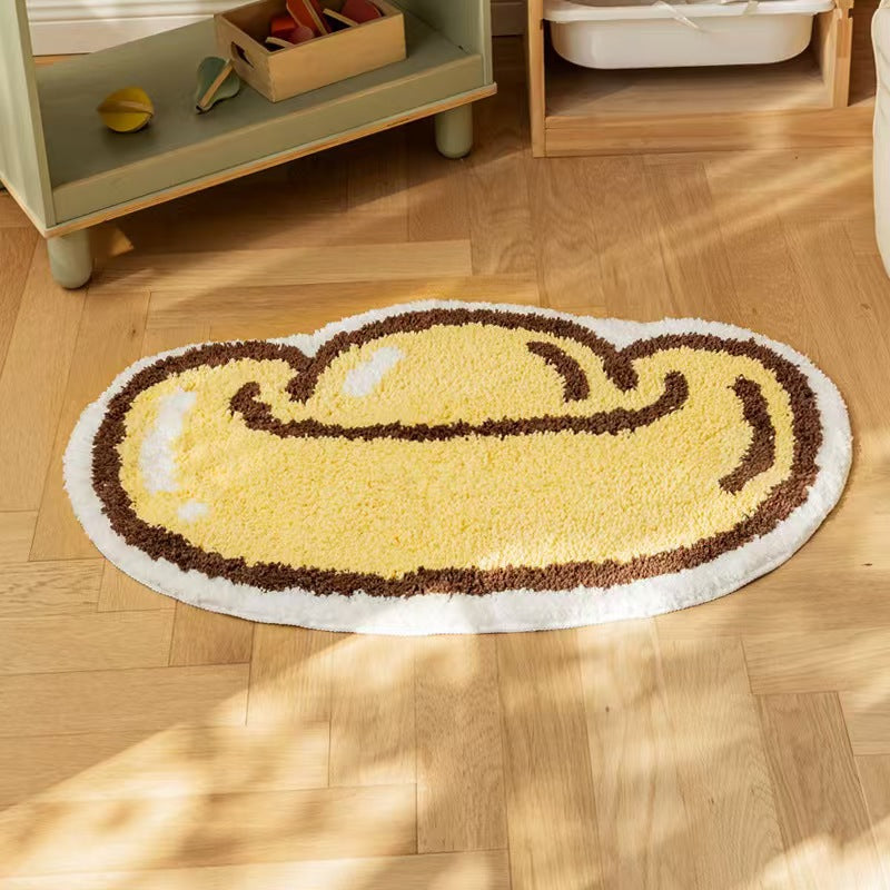 Plüsch Cartoon Wolkenförmiger Kinderzimmer Boden Teppich