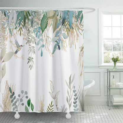 Floral Lavendel Muster Duschvorhang Brehn