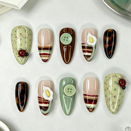 Elegante Press-On Nagelspitzen