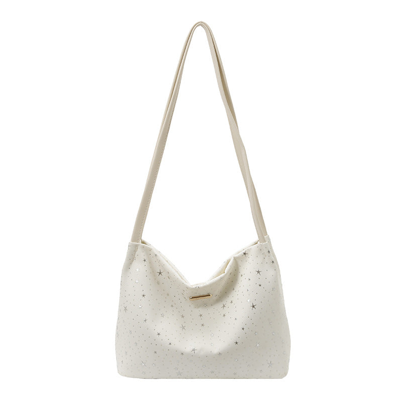WoStellar Gemusterte Schultertasche Brehn