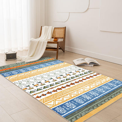 Geometrischer Bohemian Teppich