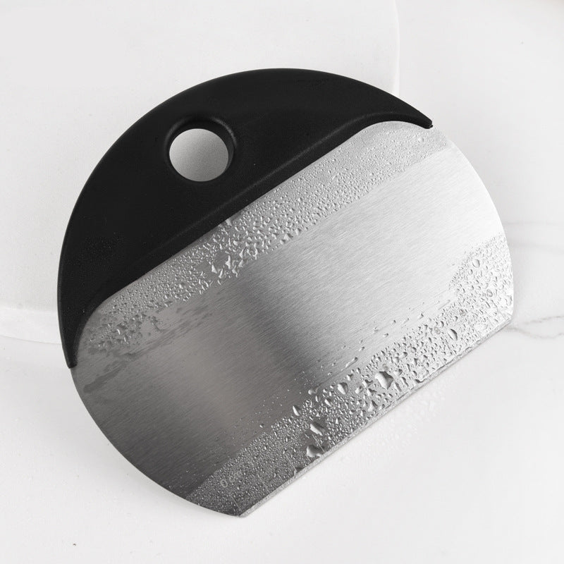 Präziser Teigschaber mit Edelstahlklinge, Messskala und Ergonomischem Griff Brehn
