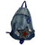 Künstlerischer Denim-Schulrucksack Brehn