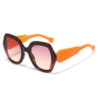 Modebewusste Übergroße Sonnenbrille Brehn