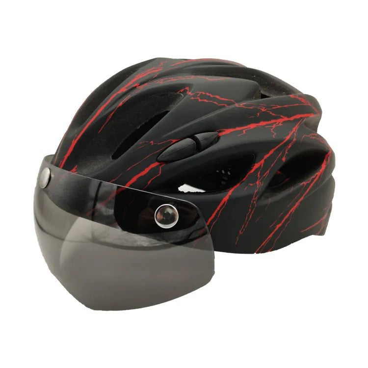 Sportlicher Fahrradhelm mit Integriertem Visier Brehn