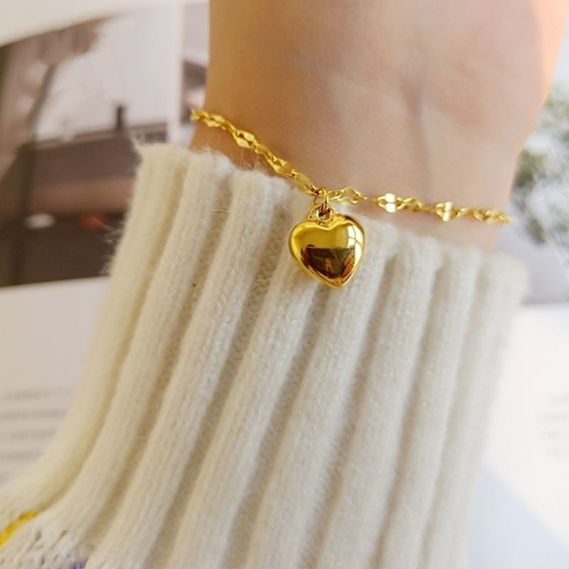 Herzförmiges Charm-Armband Brehn
