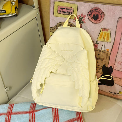 Verspielter Flügel-Design Rucksack