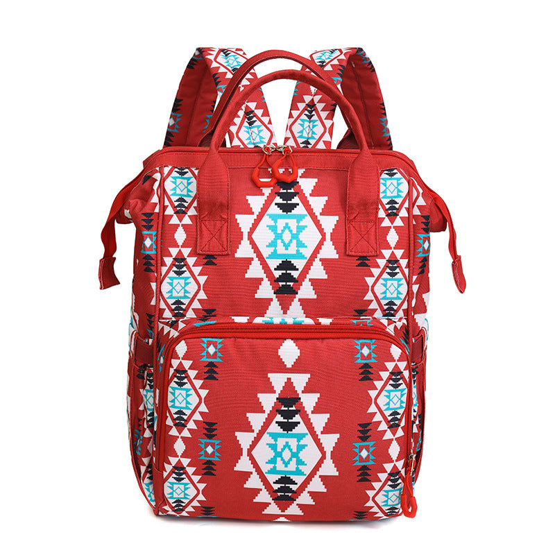 Geometrisch gemusterten Reise-Rucksack