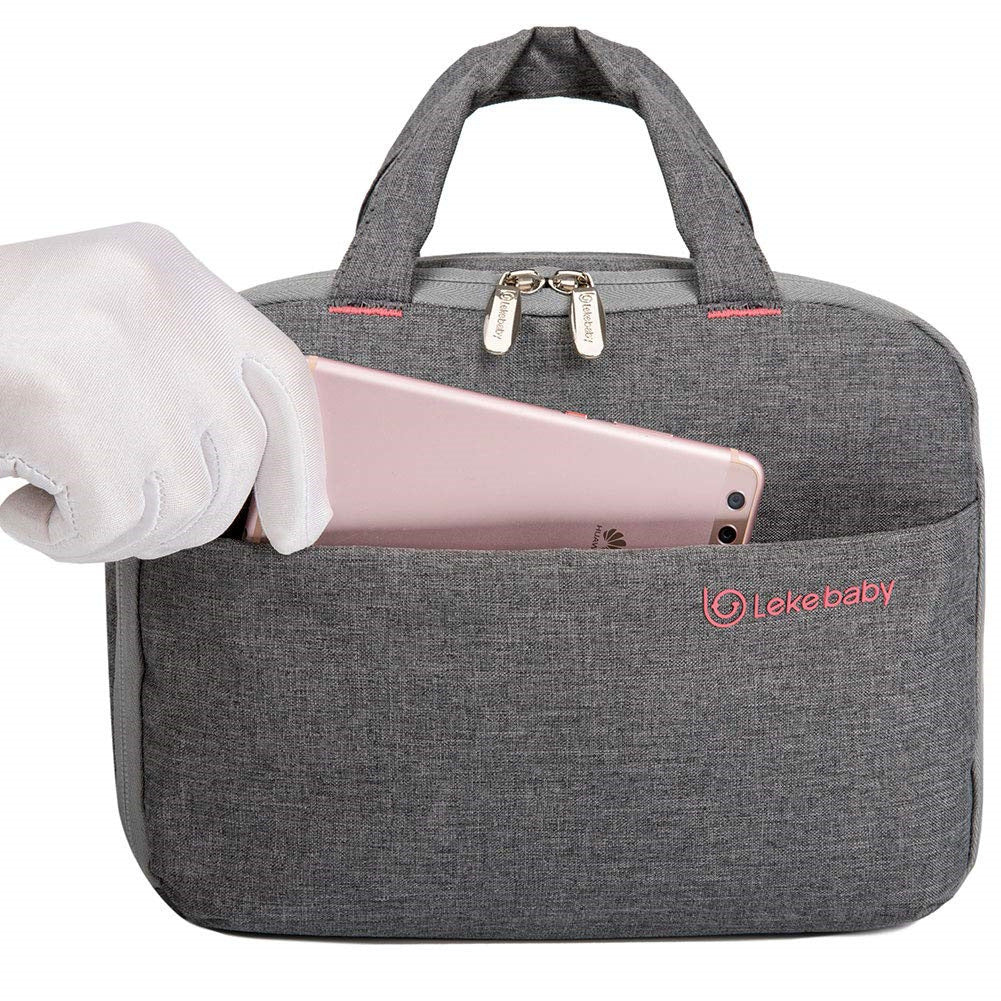 Unisex Kühltasche mit zwei Öffnungsarten und isolierender Innenausstattung Brehn