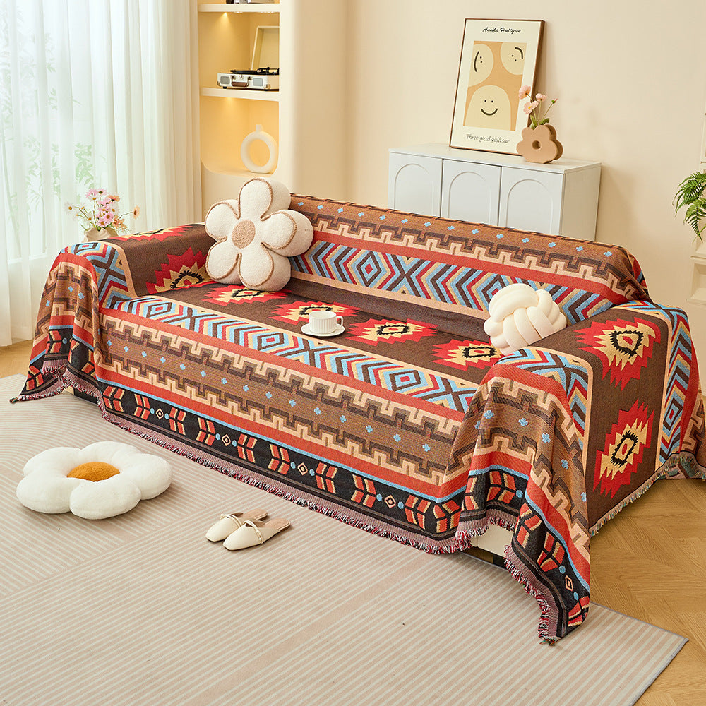 Dekorative geometrische Muster Sofa Wurfdecke
