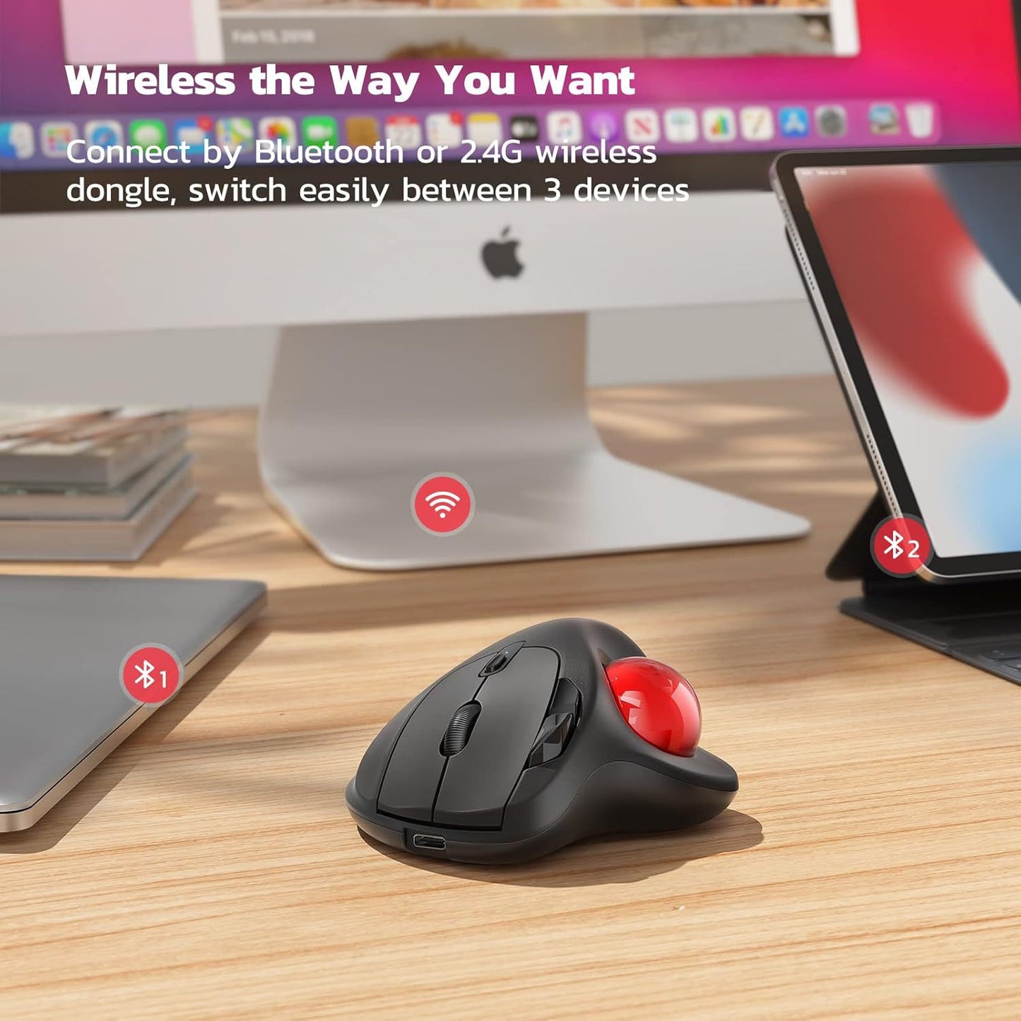 Ergonomische Trackball-Maus Brehn