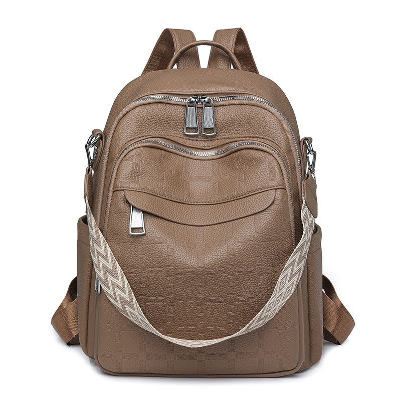 Vielseitiger Texturierter Rucksack mit mehreren Compartts Brehn