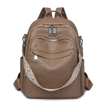 Vielseitiger Texturierter Rucksack mit mehreren Compartts Brehn