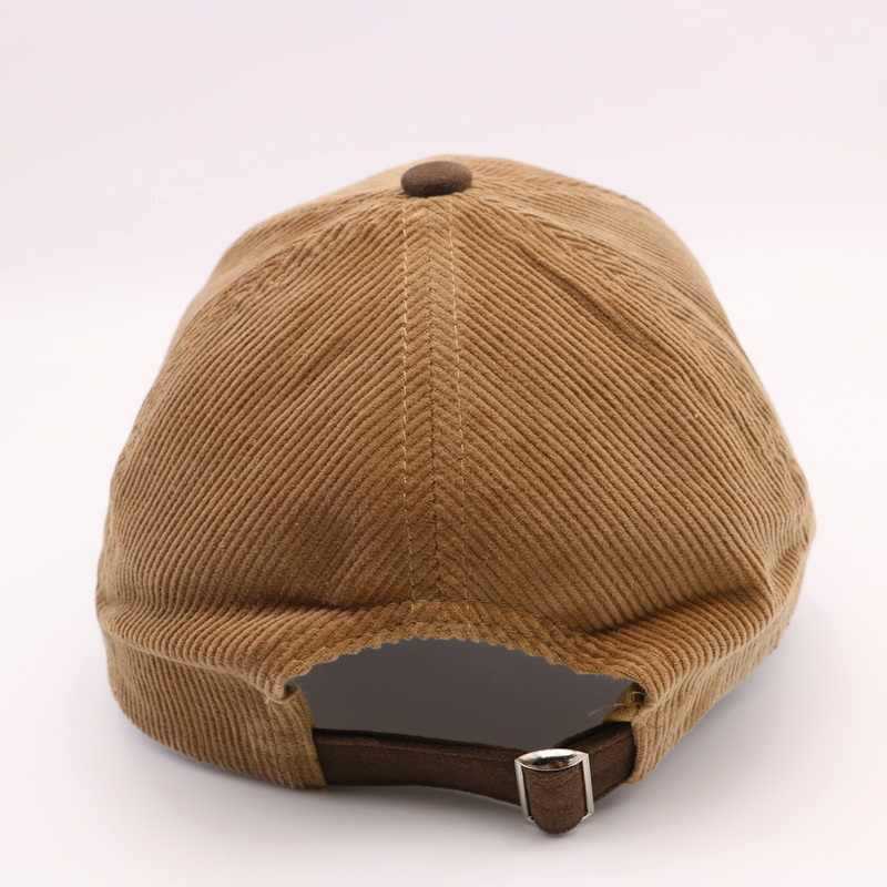 Unisex Strukturierter Cordhosen Baseball Cap Brehn