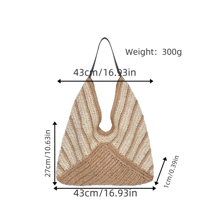 Tragetasche mit Geometrischem Strukturdesign Brehn