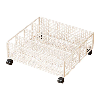 Unterbett Metallgitter Schuhschubladenorganisator mit Mehrfachfächern Trenner