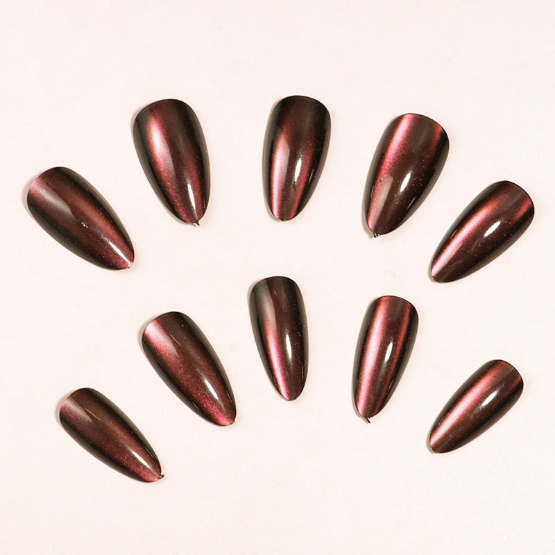 Gradient Stiletto Press-On Nail Set Brehn