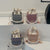WoStylish Texturiert Mini Handtasche Brehn
