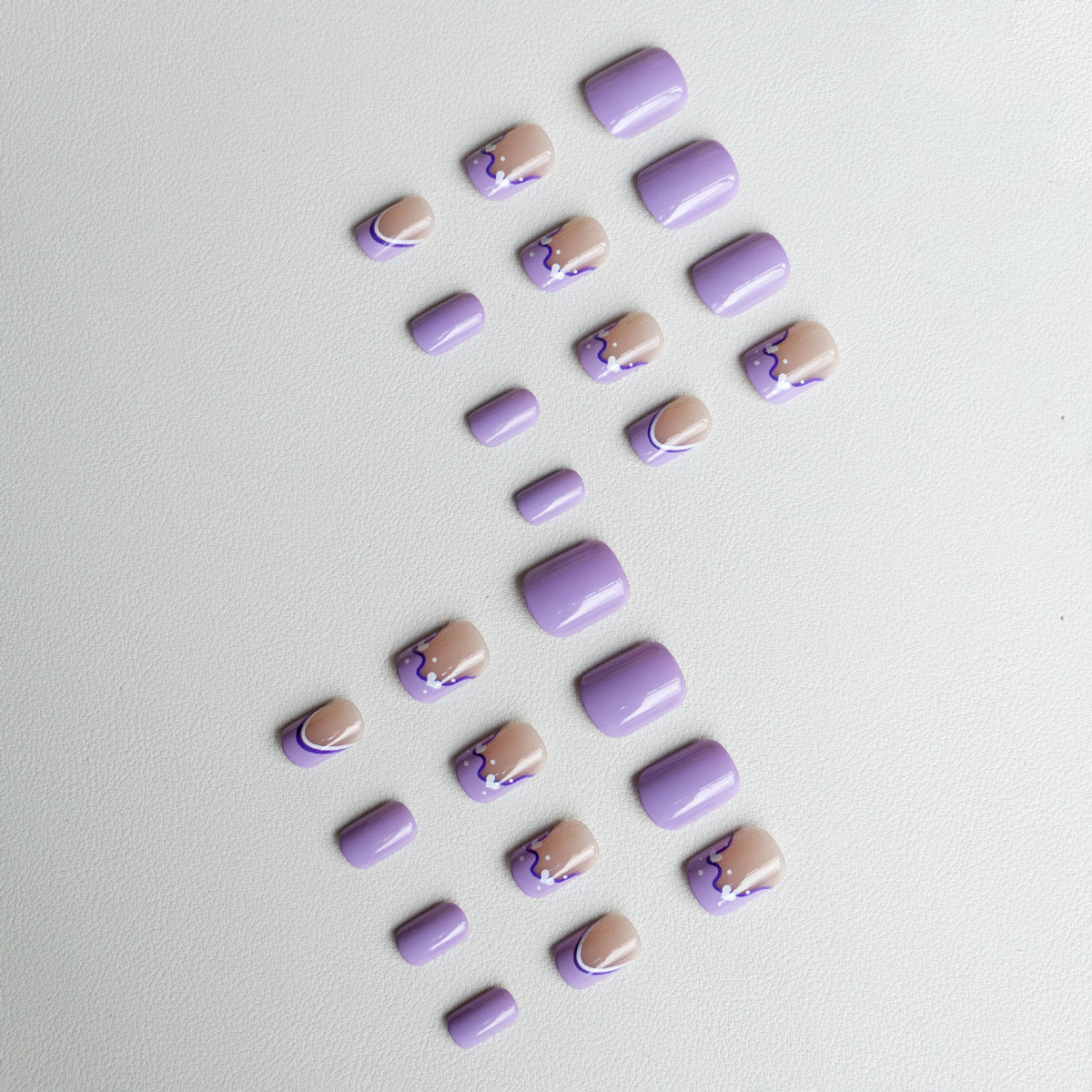 Künstlerisches französisches Spitzen-Nageldesign-Kit