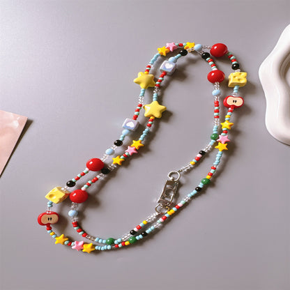 Farbenfrohes Perlen-Handyhalsband Brehn 1790135533