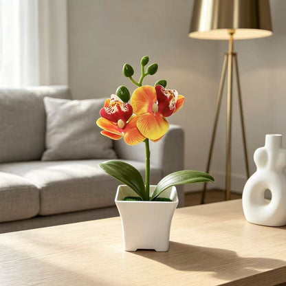 Elegante künstliche Orchideenpflanze für die Innenraumdekoration