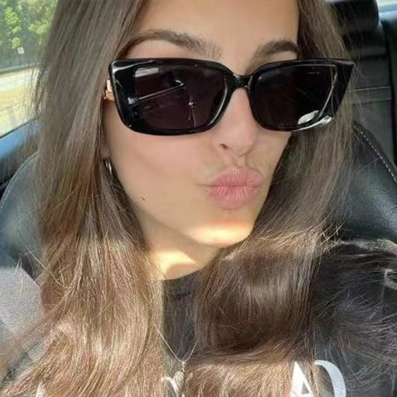 Bold Geometrischer Rahmen Sonnenbrille Brehn